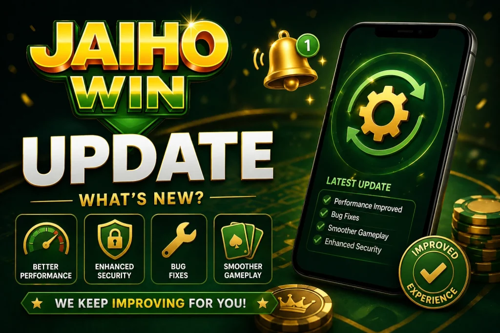 Jaiho Win latest updates and platform improvements overview banner