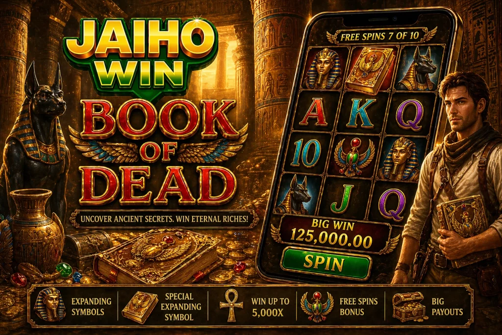 Jaiho Win Book of Dead Slot India – Play Online and Win Real Money