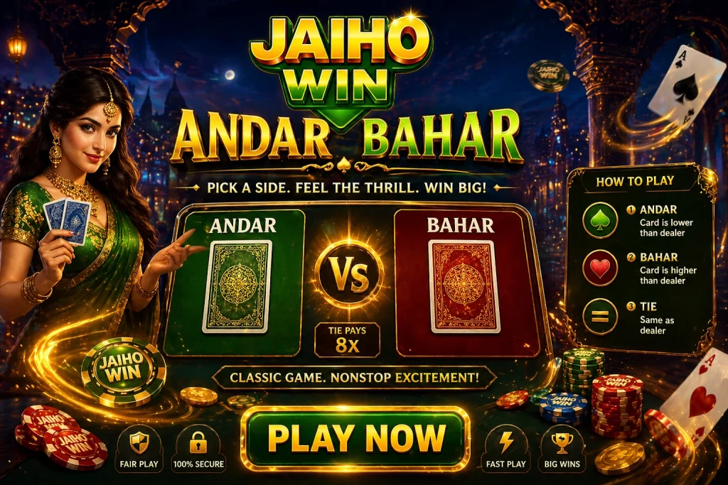 Jaiho Win Andar Bahar – Play Online and Win Real Money